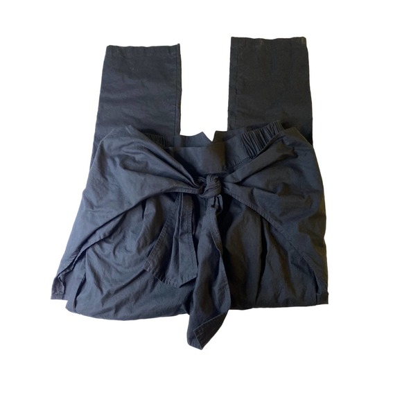 Maurie and Eve Draped Waist Cinch Black Pants Womens Size 2 - Picture 1 of 4